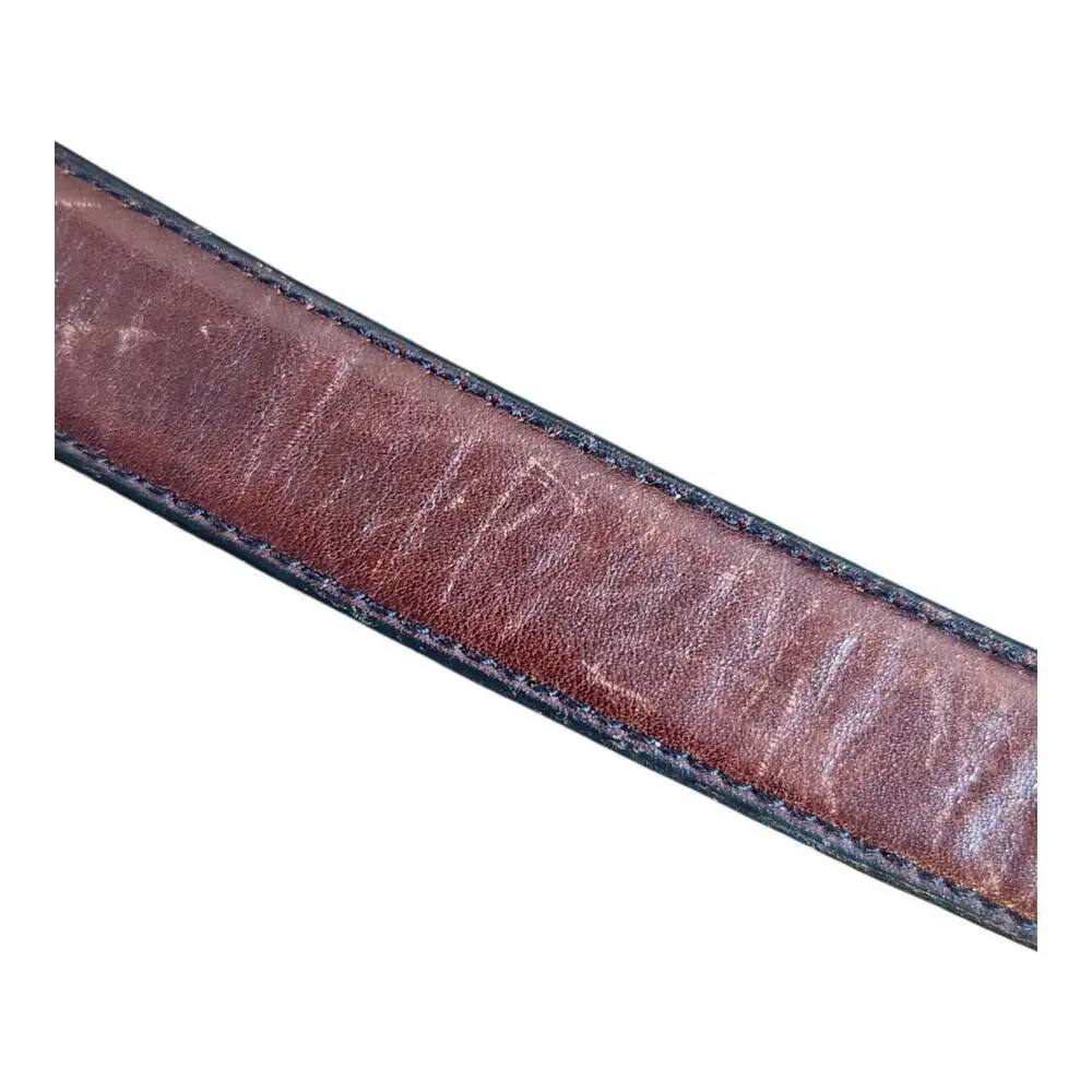 Pierre‎ Cardin Aniline cowhide lined brown belt mens sz 36